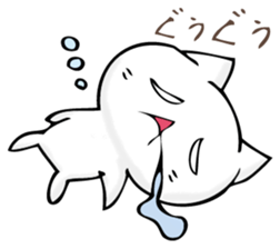 A cat is sometimes macho. sticker #11529555