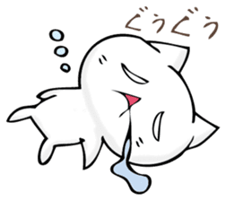 A cat is sometimes macho. sticker #11529555