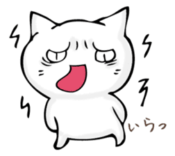 A cat is sometimes macho. sticker #11529557