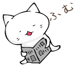 A cat is sometimes macho. sticker #11529563