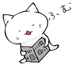 A cat is sometimes macho. sticker #11529563