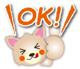 Daily conversation Sticker of Chihuahua sticker #11529859