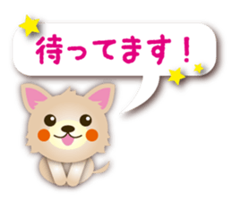 Daily conversation Sticker of Chihuahua sticker #11529866