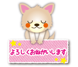 Daily conversation Sticker of Chihuahua sticker #11529872