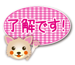 Daily conversation Sticker of Chihuahua sticker #11529875