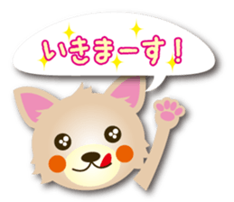 Daily conversation Sticker of Chihuahua sticker #11529885