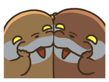 Kotsumetti of Small-clawed otter 06 sticker #11530023