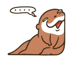 Kotsumetti of Small-clawed otter 06 sticker #11530050