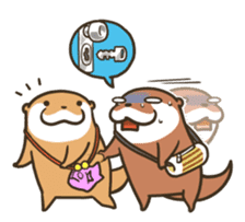 Kotsumetti of Small-clawed otter 06 sticker #11530053