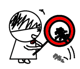 Foolish face sticker #11530099