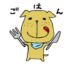 Freckle dog sticker #11530257