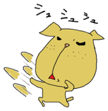 Freckle dog sticker #11530280