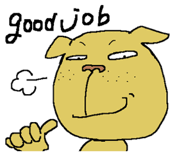 Freckle dog sticker #11530282