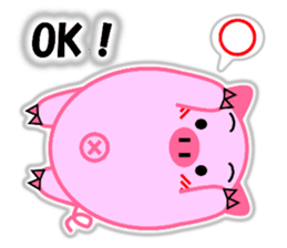 Buta-maru (pig) 3 sticker #11530314