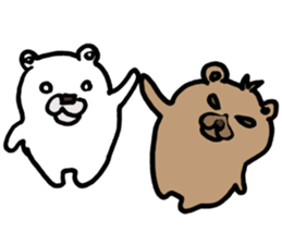 kumanosan and kumaisan Sticker sticker #11530359