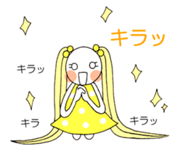 Hum girl stamp sticker #11530682