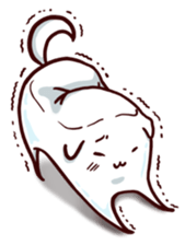 Tooth-shaped dog sticker #11531338