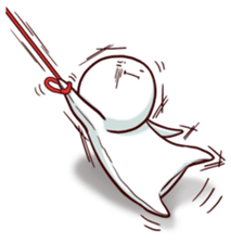 Tooth-shaped dog sticker #11531351