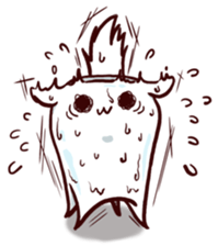 Tooth-shaped dog sticker #11531360