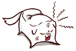 Tooth-shaped dog sticker #11531363