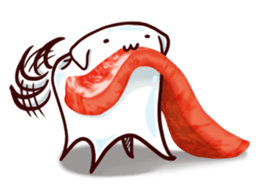 Tooth-shaped dog sticker #11531372