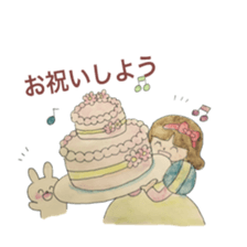 Water-color painting Fairy Tale sticker #11531767