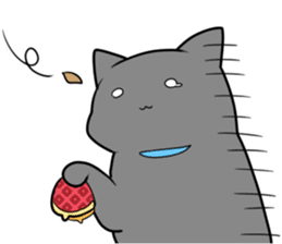 The cat which wants to satisfy hunger. sticker #11532711