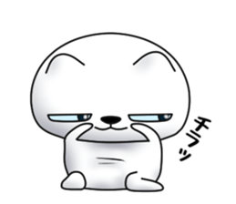 Cat of dark blue eyes sticker #11532947