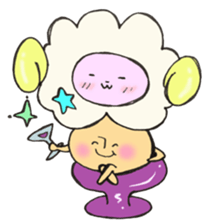 Mr. Aries mushroom sticker #11533138