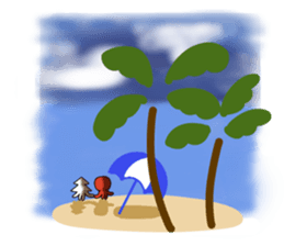 squid octopus sea story sticker #11533536