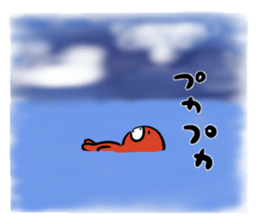 squid octopus sea story sticker #11533544