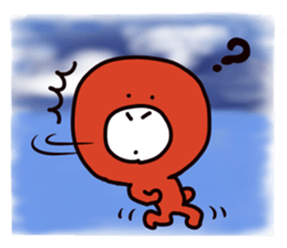 squid octopus sea story sticker #11533545