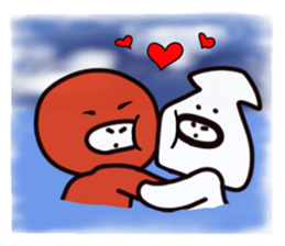 squid octopus sea story sticker #11533563