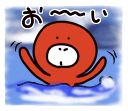 squid octopus sea story sticker #11533573
