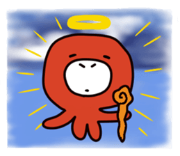 squid octopus sea story sticker #11533574