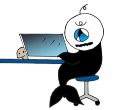 William the seal fairy sticker #11533761