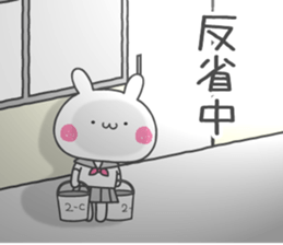 School girl Usa-chan sticker #11533875