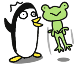 Penguin is talkative sticker #11533948