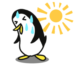 Penguin is talkative sticker #11533956