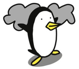 Penguin is talkative sticker #11533957