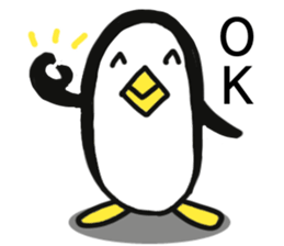 Penguin is talkative sticker #11533966