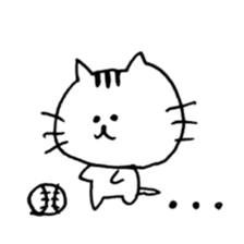 loose cute cat sticker #11534027