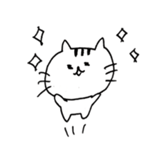 loose cute cat sticker #11534032