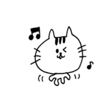 loose cute cat sticker #11534033