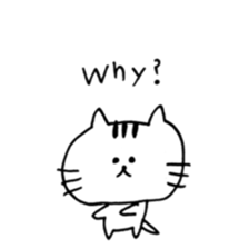 loose cute cat sticker #11534040