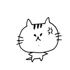 loose cute cat sticker #11534046