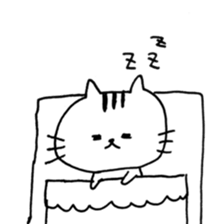 loose cute cat sticker #11534053