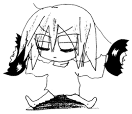 Depressive Girl 2 sticker #11534119