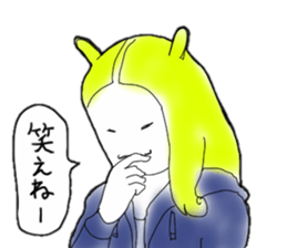 Rabbit of the vintage sticker #11534578