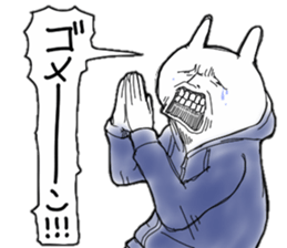 Rabbit of the vintage sticker #11534588